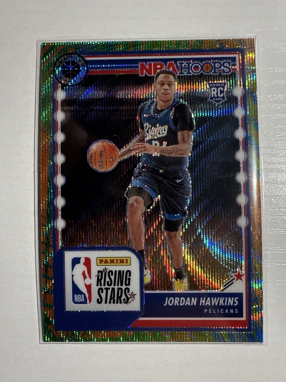 2023-24 Panini Nba Hoops Premium Stock - Rising Stars Jordan Hawkins #288 Multi