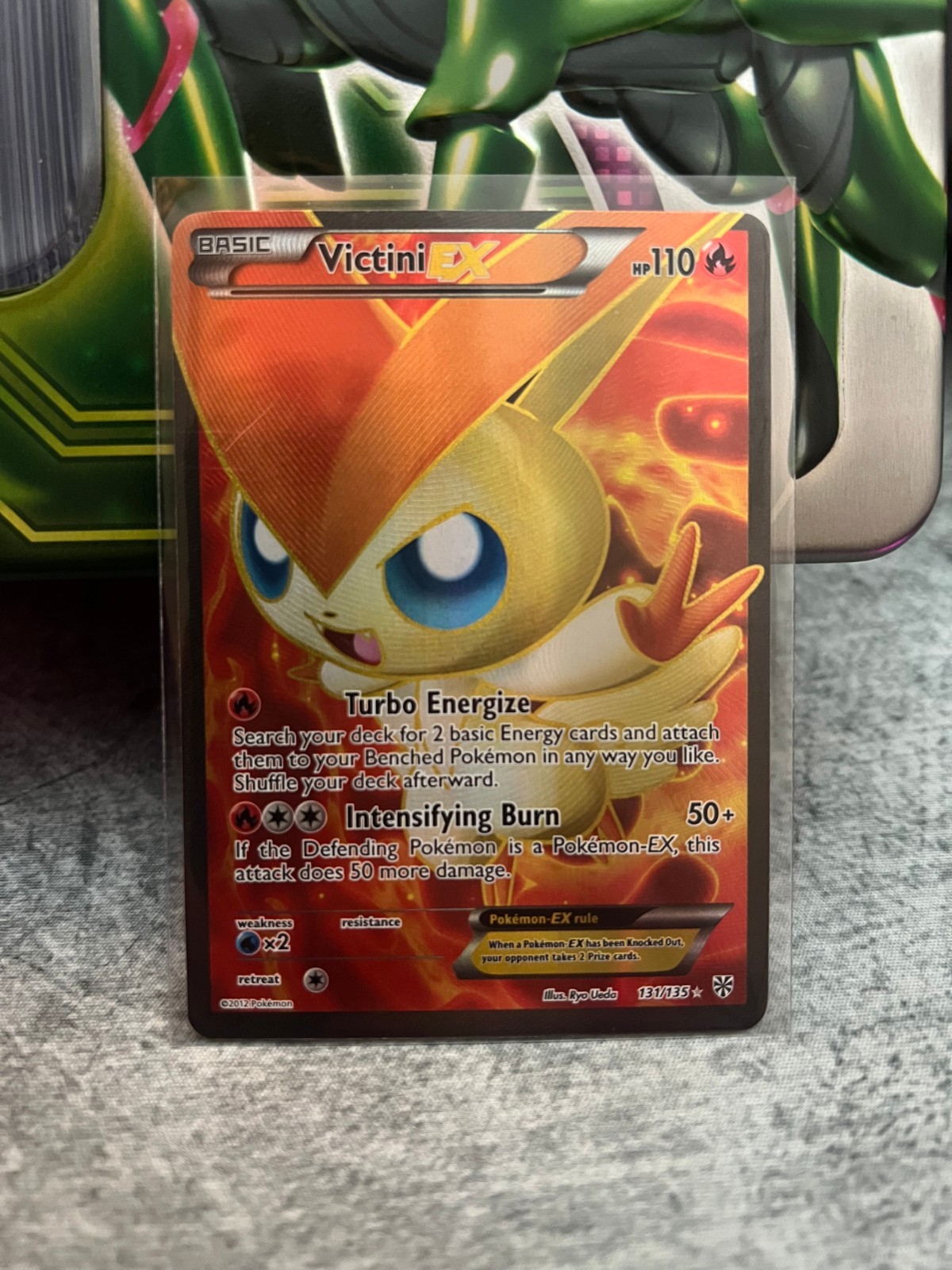 Victini EX (131 Full Art) 131/135 Plasma Storm Holo - NM / Mint +