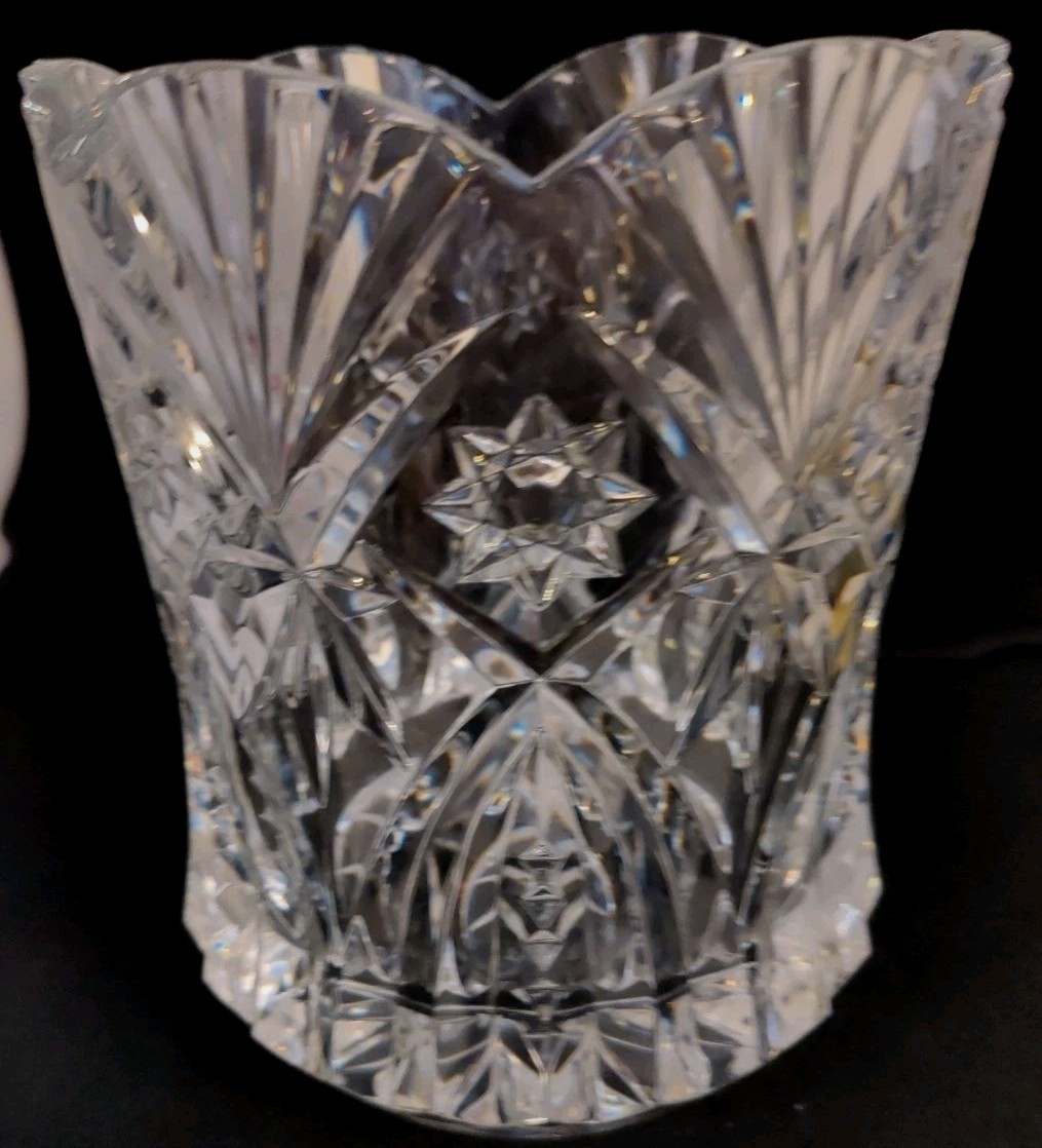 Mint Cond. 8.5"X7" JG DURAND Vincennes Lead Cut Crystal Cham