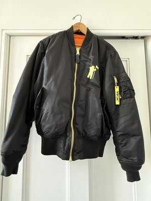 MTV VMA 2022 Alpha Industries MA-1 Bomber Jacket Black Adult Medium 