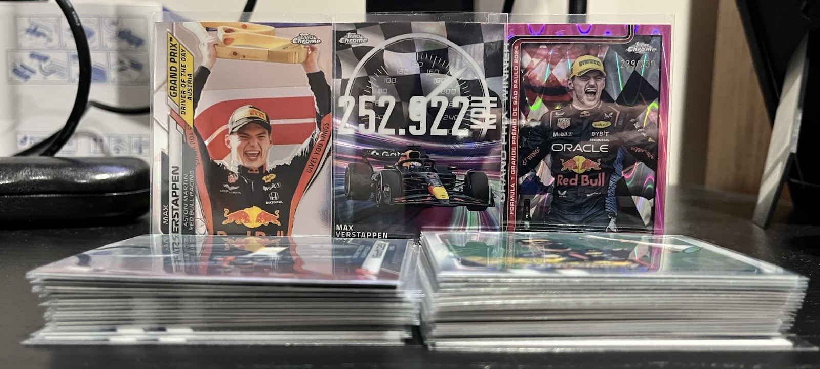 Max Verstappen #NS-1 Racing Cards 2024 Topps Paddock Pass Formula 1 Nightscapes trading card — raw and PSA graded price guide