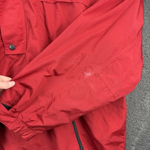 Vintage Chaps Ralph Lauren Jacket Men XXL Packable Hood Nylon 1/2 Zip Parka - Picture 5 of 15