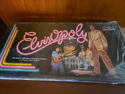 Elvisopoly 1995 Vintage Monopoly: Elvis Presley Edition Board Game