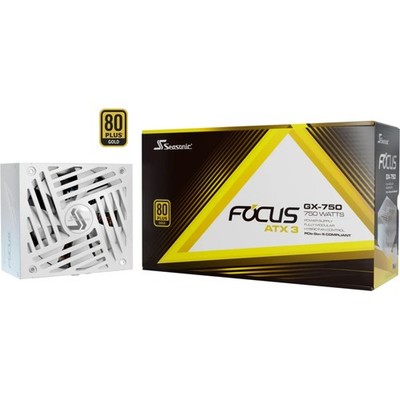 Seasonic FOCUS GX-750 V4 ATX3.1 White Edition, PC-Netzteil, weiß