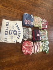 Gdiaper Limited Edition Set Of 9 Covers W/ Nylon Snap Insert Sz M. Adult XL Tee