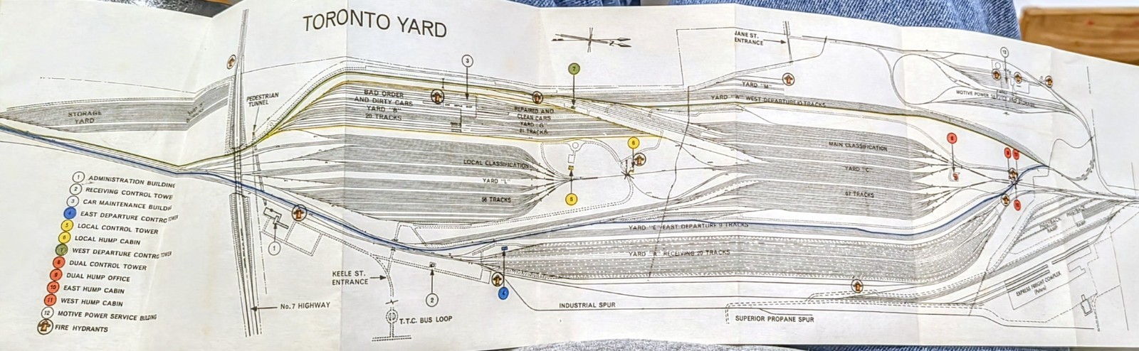 CNR Canadian National Railroad Toronto Yard Operating Manual 1964