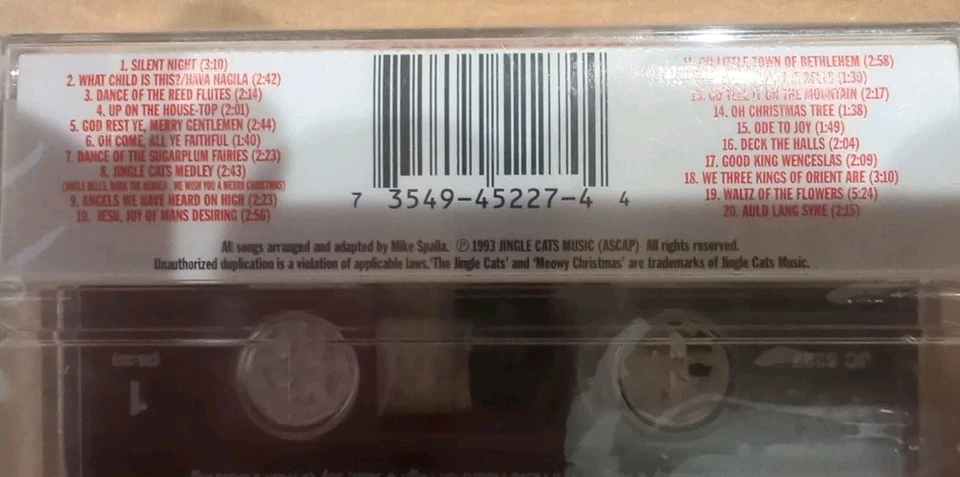 Meowy Christmas ~ The Jingle Cats ~ Seasonal ~ Cassette ~ Rare And Funny - Image 4 of 4
