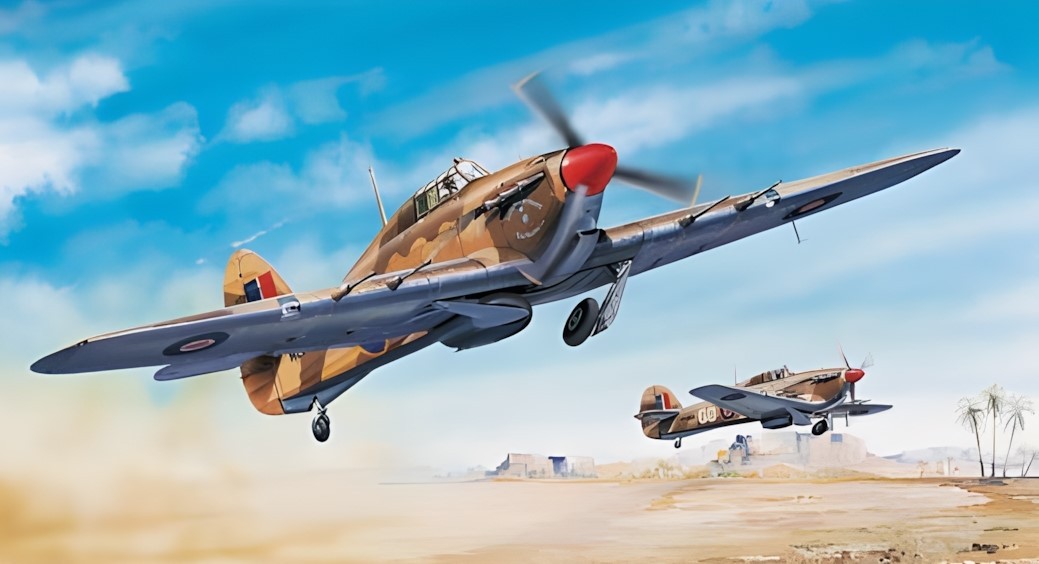Trumpeter 02416 HURRICANE MK.II C/TROP 1/24 Model Kit