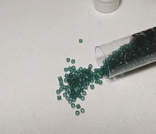 Miyuki Delica 11/0 - Matte Dyed Dark Teal - 7.5 grams DB0788