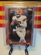 Shedeur Sanders #315 2025 Topps Chrome Football Cleveland Browns NFL Rookie Base