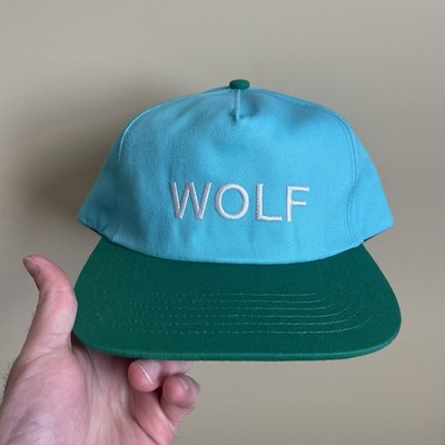 Golf Wang 10th Anniversary Wolf Hat Tyler The Creator Blue Green Used
