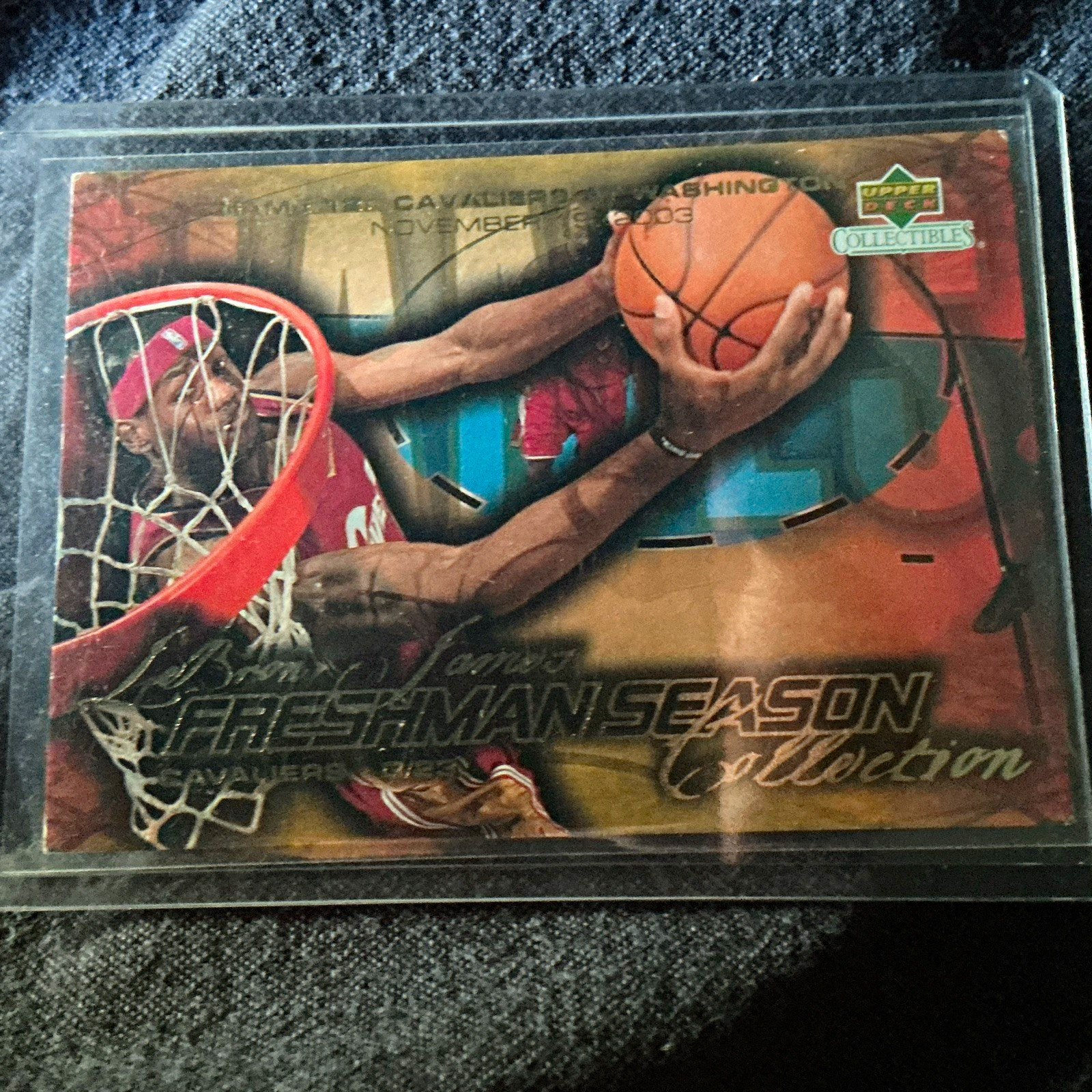 Upper Deck 2003-04 LeBron James Freshman Season Collection Insert #12 Cavs