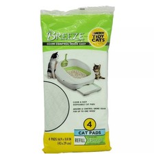 Purina Tidy Cats 2 pk - 4 Cat Pads Breeze Litter System Refill Pack Odor Control