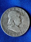 Franklin Half Dollar 1951-S 50C 90% Silver Circulated San Francisco US Coin (228