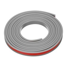 U-Shape Edge Banding, 9.8Ft x 14mm TPE Plywood Self-Adhesive Veneer Edge Grey 