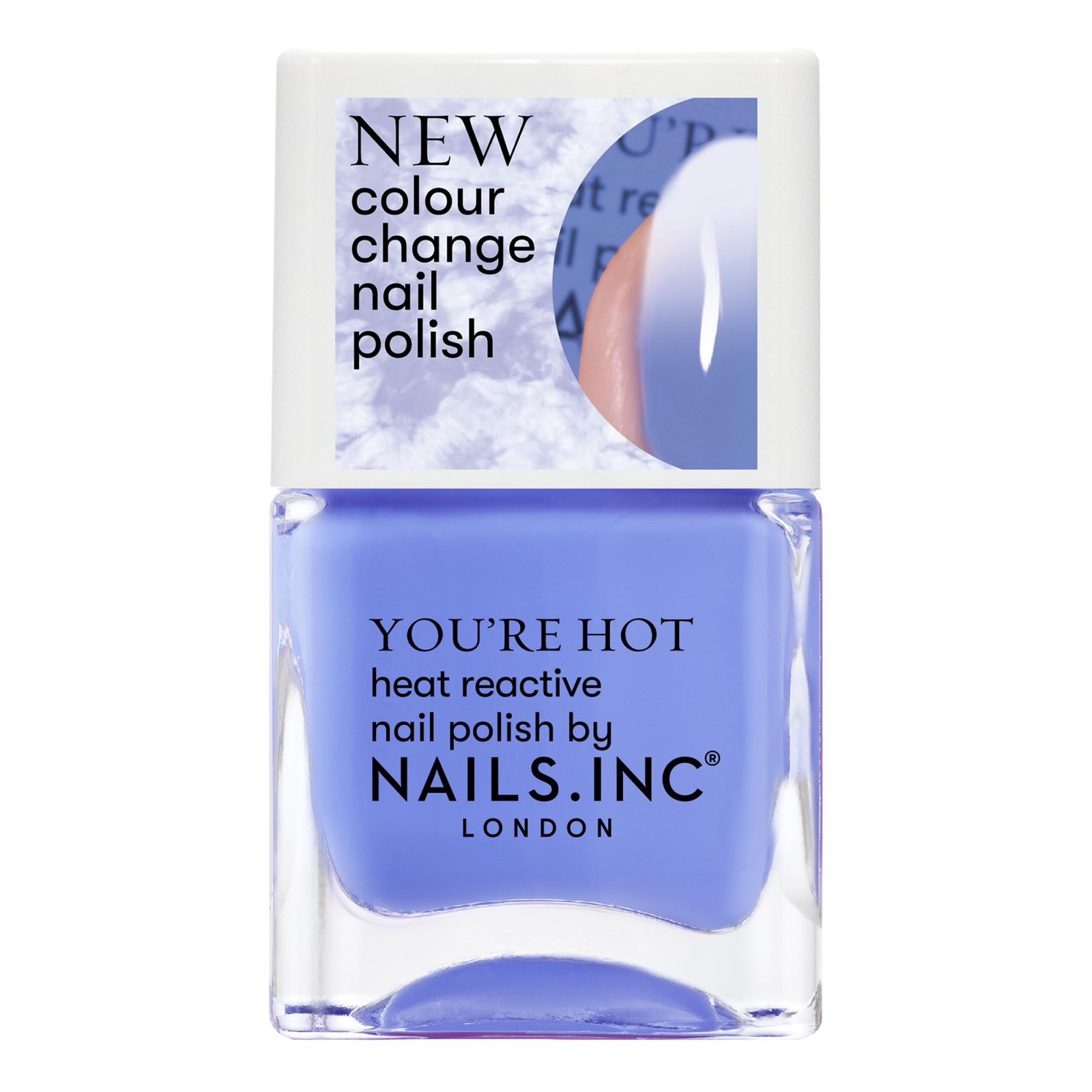 Nails Inc, Degree in Hot Thermochromic Polish, Blue, 14ml
