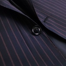 Giacca tuta Pal Zileri SU MISURA 44R rossa a righe tela intera