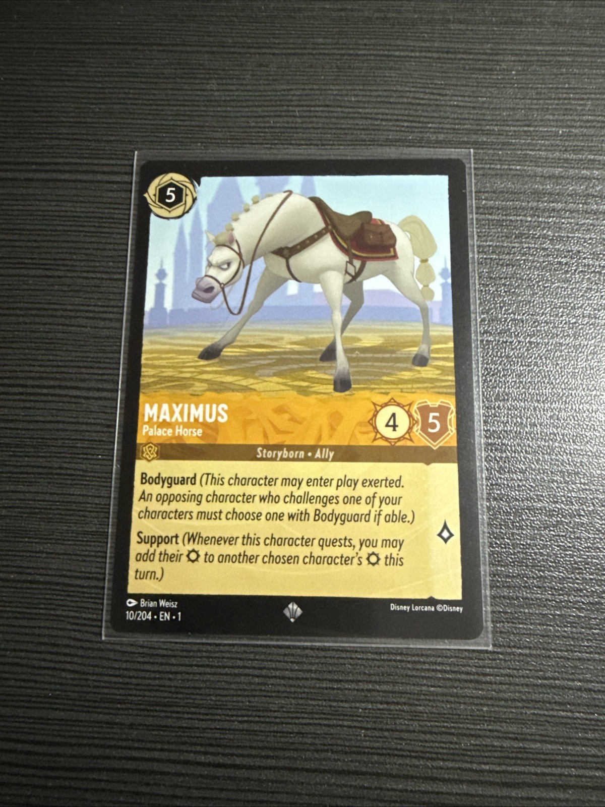 Maximus - Palace Horse 10/204 - Disney Lorcana The First Chapter (2023) - NM