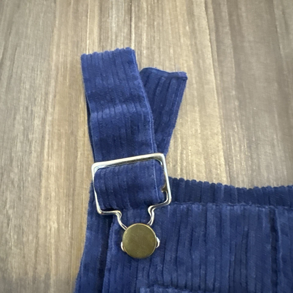 Mono de pana a rayas multicolor vintage años 70 Healthtex Stantogs niños 3T Foto 3 de 4