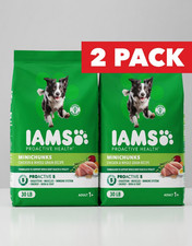 Iams Proactive Health Adult MiniChunks Dry Dog Food Chicken 30 lb 2 packs SALE