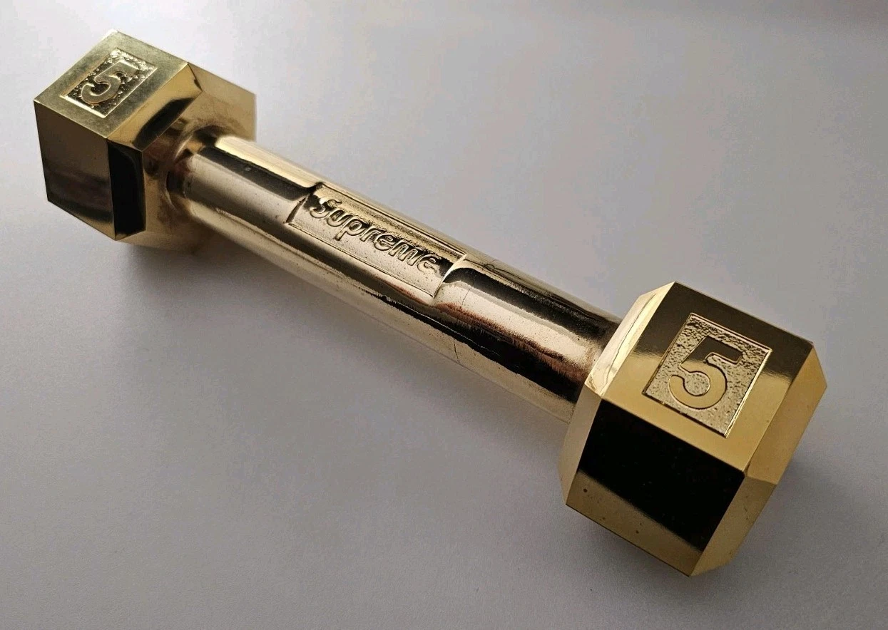 NEW Supreme GOLD 5 Lbs Plated Dumbbell - Authentic
Opens in a new window or tab