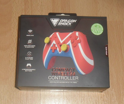 Dragonwar Dragonshock Controller Wireless Mario Universe (Switch, PC) Neu + OVP