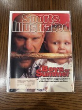 Sports Illustrated March 18, 1996 Boys Of Summer Jay Buhner Mariners Bag/Boarded