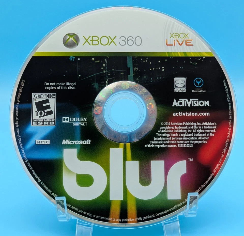 Blur (Microsoft Xbox 360, 2010) Tested & Working - Image 4 of 4
