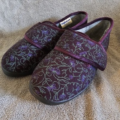 Cosyfeet Women's Slipper Holly Wide Fit Sz 8 Extra Roomy Diabetic Swollen Feet