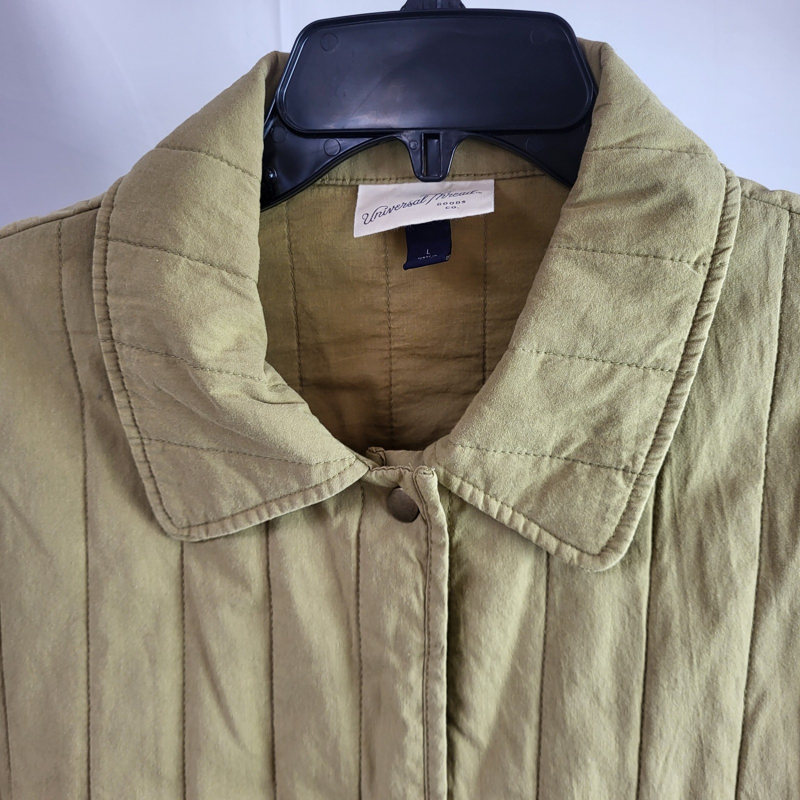 Women's Universal Thread Tan Jacket size Large sn… - image 3