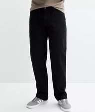 Sonoma Goods for Life Men's Loose Fit The Everyday Jeans 33W x 32L Black NEW