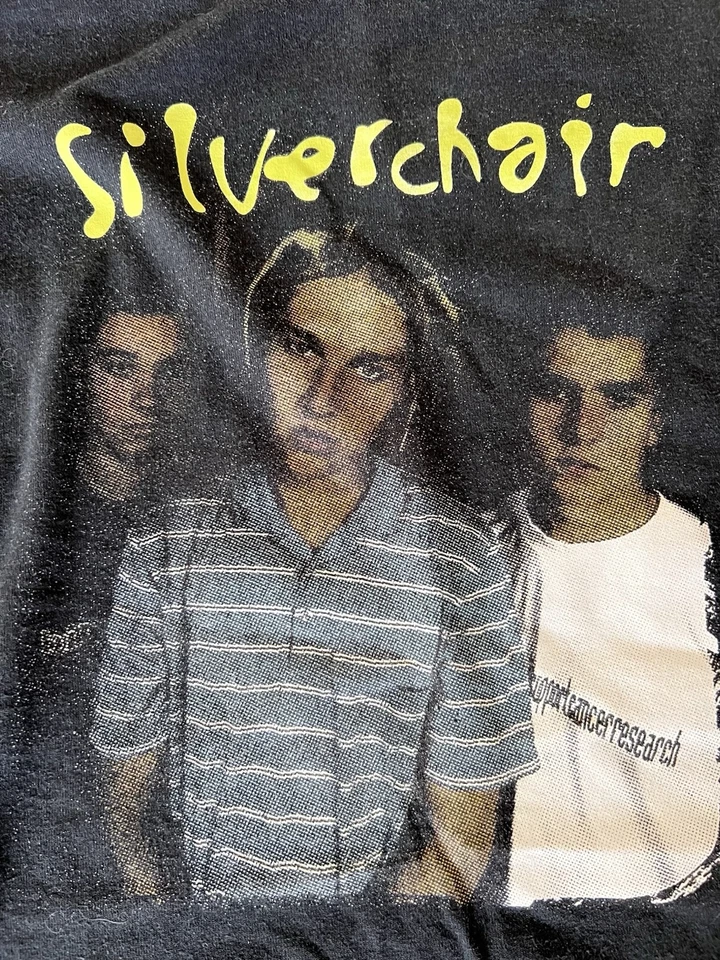 Bota de manga larga Silverchair vintage años 90 grande RARA Foto 2 de 4