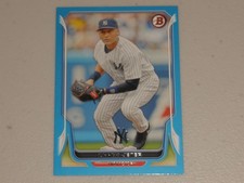 2014 Bowman Baseball Sky Blue #1 Derek Jeter 143/500