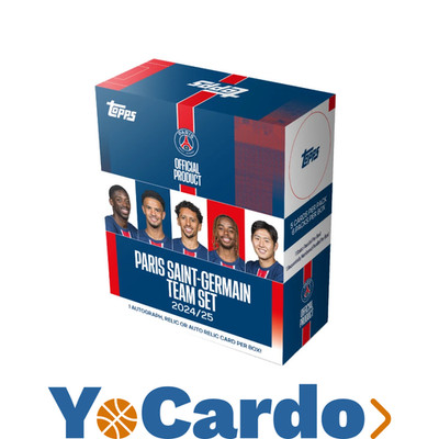 2024-25 Topps Paris Saint Germain Team Set Box