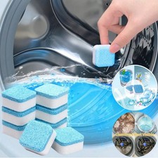 Finally Fresh Washing Machine Cleaner White Count Powder Tablets 12 PCS