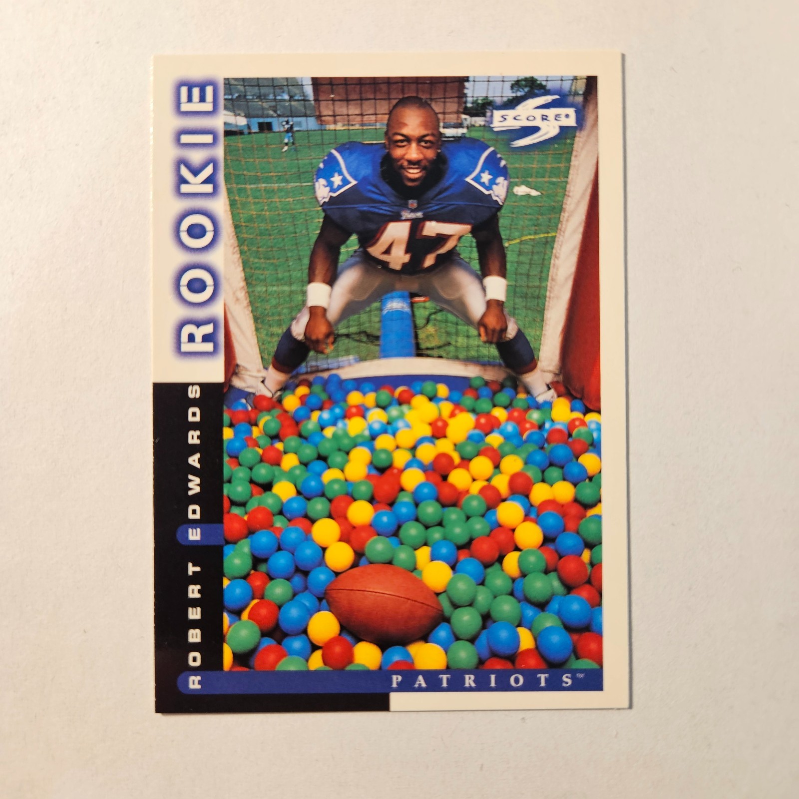 1998 Score Robert Edwards RC Rookie #237 Patriots 