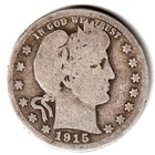 1915 S  Barber Quarter