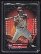 2011 Topps - Prize Prime 9 Refractor Johnny Bench #PNR1 Reds HoF