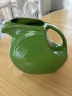 Fiesta Disc Water Pitcher Green Glaze Homer Laughlin Pottery