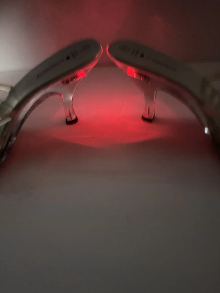 Women Size 10 Vtg No Boundaries Y2K Colors Light Up Disco Clear Heels Shoes Drag - Image 2 of 4