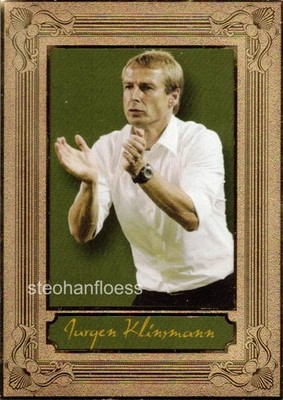 2012 Futera World Football Unique The Managers MGR05 Jurgen Klinsmann 140/240