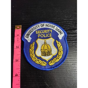 University of Notre Dame Security Police Embroidered Patch