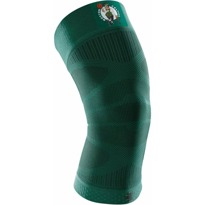 Genouillère Bauerfeind NBA Boston Celtics verte anti-douleur pour pivot