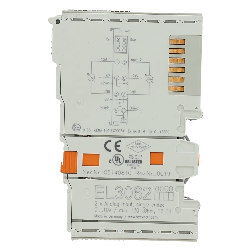 Beckhoff Analog Input Ended EL3062 0-10V-Min 130kOhm (B1163)