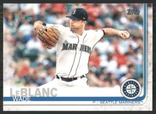 2019 Topps #135 Wade LeBlanc Seattle Mariners TW1814