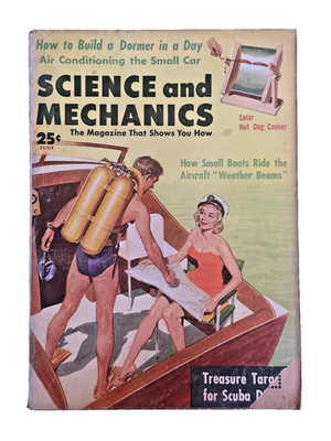 Science and Mechanics Magazine June 1959 DIY Dormer Scuba Air Conditioning Cars