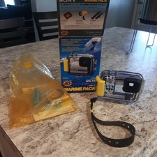 Sony Cyber-Shot Marine Case MPK-THA Depths 40m-131ft Camera Sealed Unused Parts