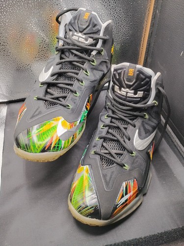 Nike LeBron 11 Everglades Men's Mid Top Basketball Shoes 616175-006 Size 10.5