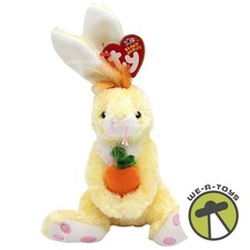 Ty Beanie Babies Nibblies the Rabbit with Carrot Plush 2003