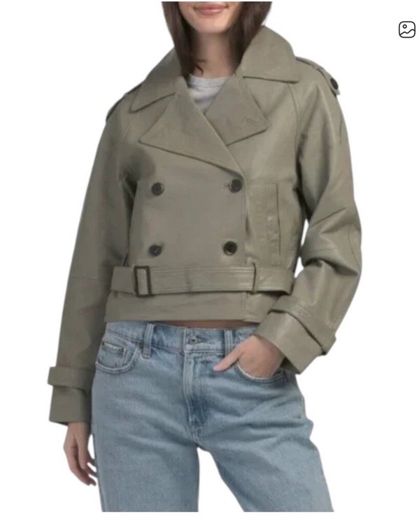 bod and christensen romie genuine leather Jacket NWT